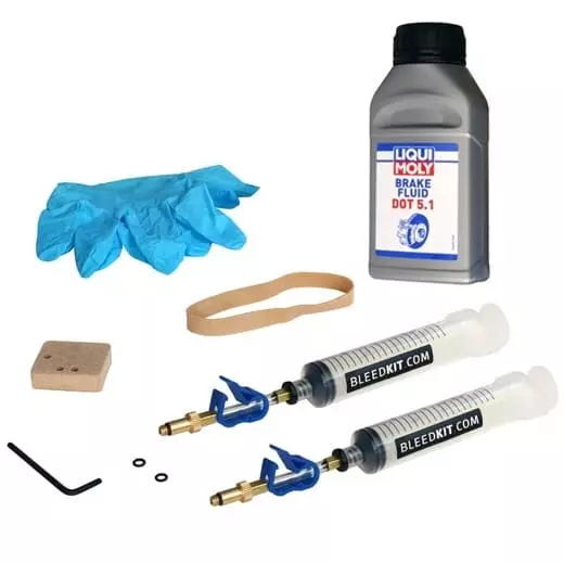 Bleedkit.com Bleed Kit Premium Edition + DOT 5.1 Fluid (für Avid/SRAM/Formula)