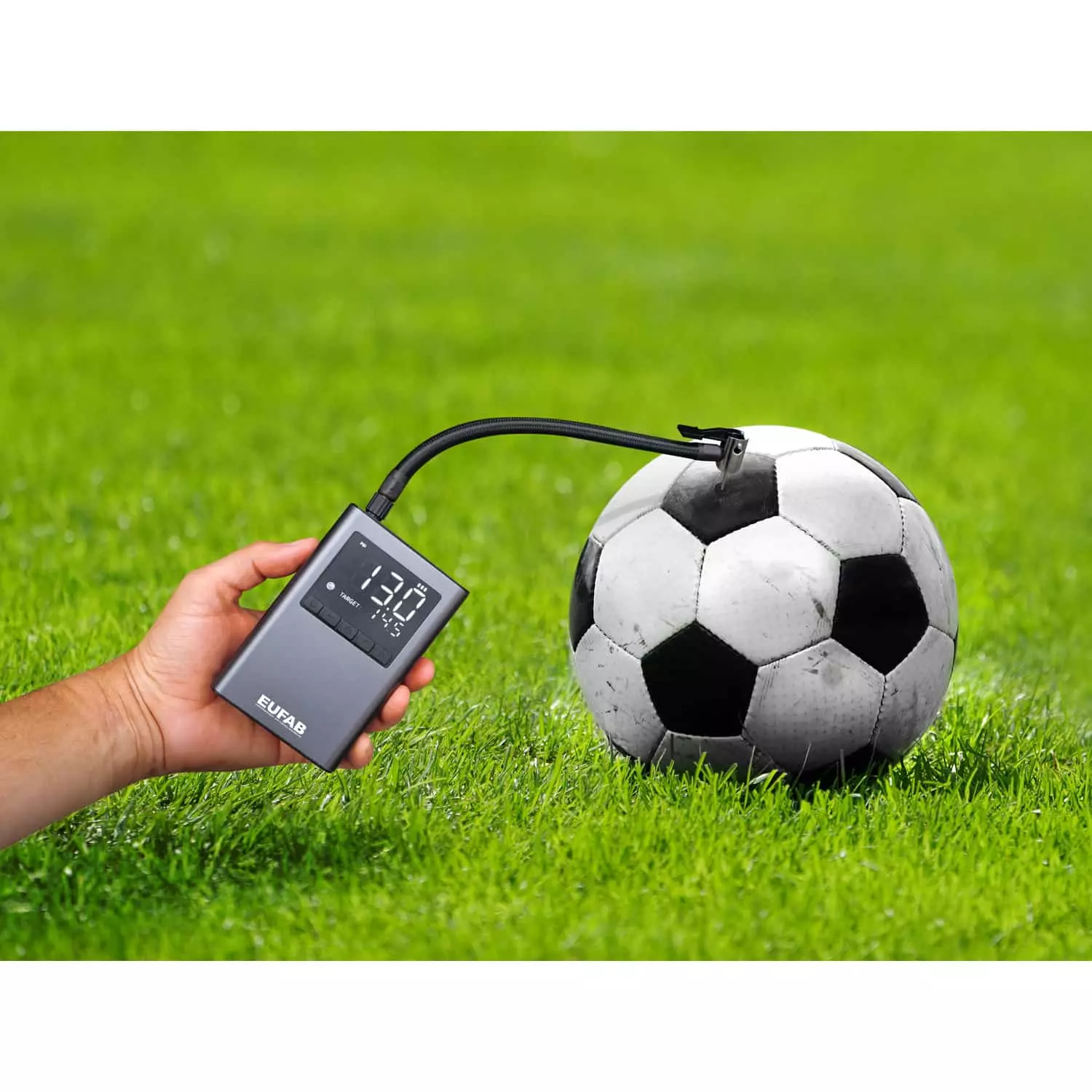 Eufab Elektro Pumpe Mini Kompressor Mit Akku – Bild 6