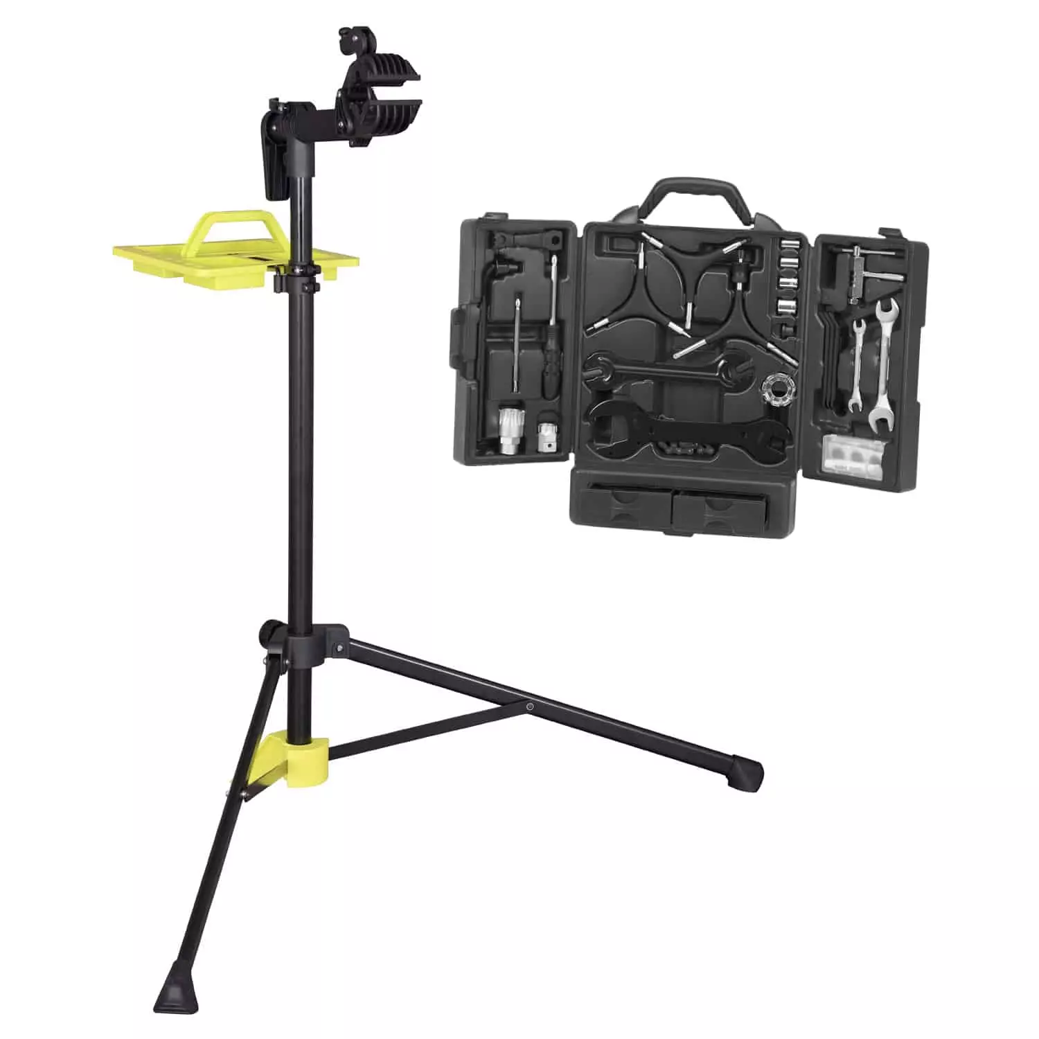 Set Kettler Montageständer + Fuxon Werkzeugkoffer Toolmax