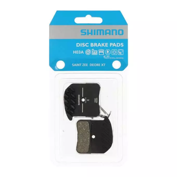 Shimano H03A Ice-Tech Resin Scheibenbremsbeläge Mit Kühlrippen